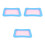 3Pcs PVC Inflatable Kids Sand Tray Multi-Use Portable Assorted Colors 7
