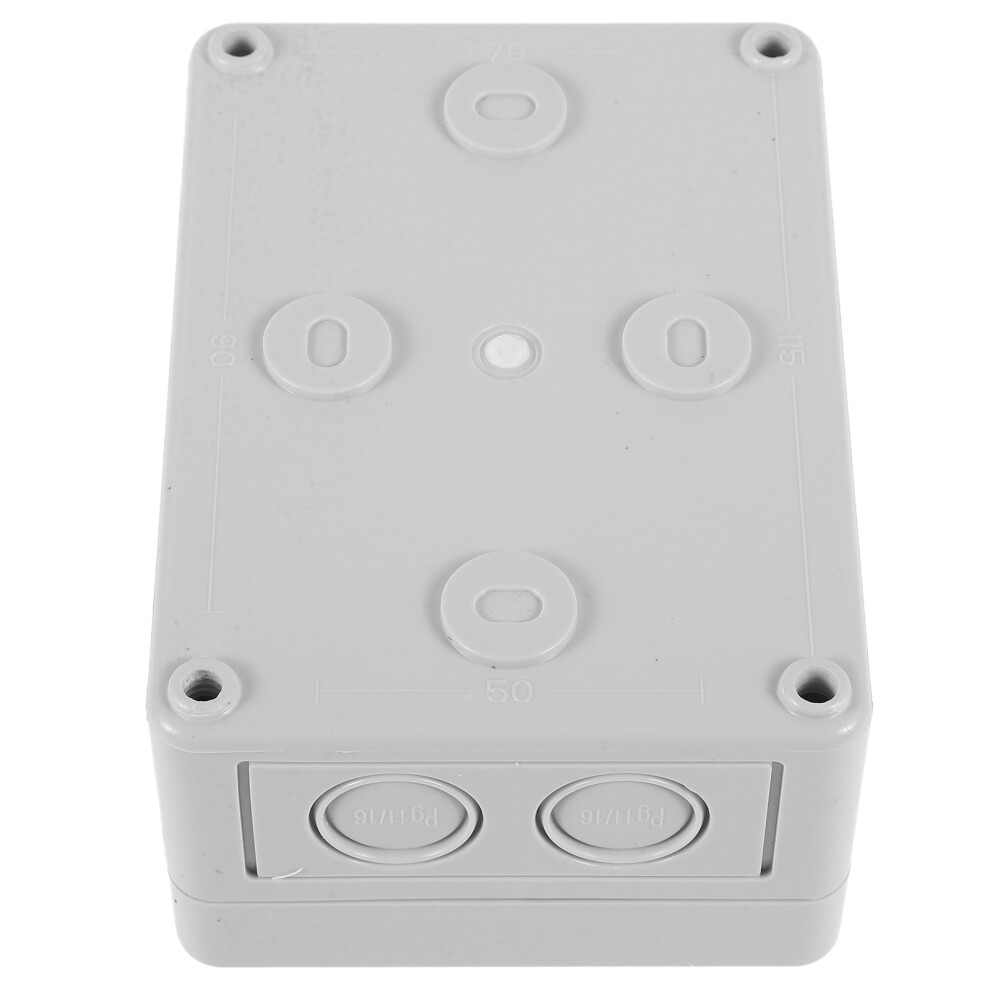 5Pcs Weatherproof Junction Box Abs Material Light Grey For Outdoor Use 3132125432804