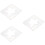 3Pcs Star Shaped Transparent Quilting Stencils for DIY Sewing Projects 7