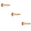 3Pièces Embouchure Trompette Cuivre Usage Remplacement 9
