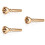 3Pièces Embouchure Trompette Cuivre Usage Remplacement 7