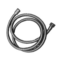 2Pcs Black Stainless Steel Bathroom Hose Sprayer Connection Tube