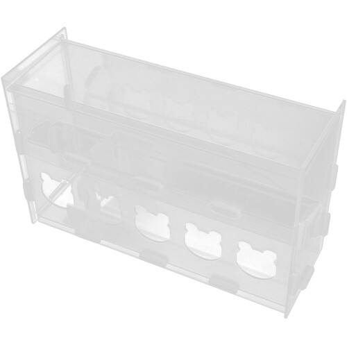 5Pcs Transparent Acrylic Multi-Use Rutin Chicken Feeding Trough 2