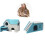 6Pièces De Jeu Hamster PVC Pour Petits Animaux Sécurisée 8