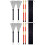 2Pcs Professional Bamboo Drumsticks and Steel Wire Brushes for Drums 5