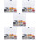 5Sets Practical Computer Screw and Bolt Kit with Screwdriver and Brush 5