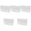 5Pcs Transparent Acrylic Multi-Use Rutin Chicken Feeding Trough 5