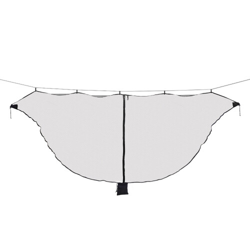 3Pcs Ventilated Black Camping Net for Hammock Lightweight Bug Defense