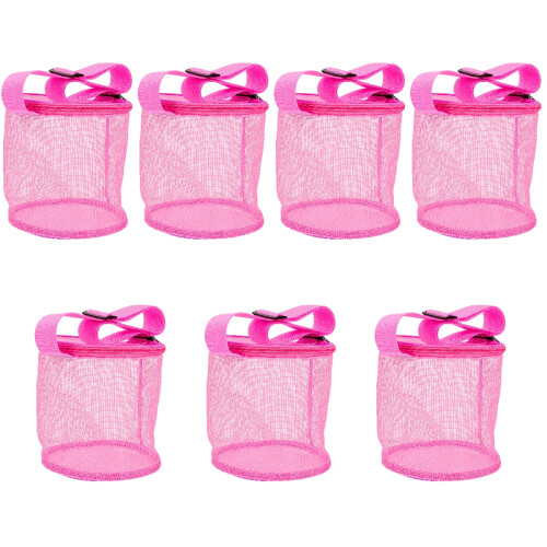 7St Draagbare Roze Mesh Tas Voor Camping En Strand 2
