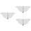 3Pcs Ventilated Black Camping Net for Hammock Lightweight Bug Defense 6