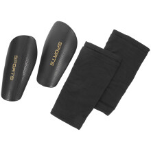 4Ensembles Tibias Football Protection Noires Absorbant Chocs