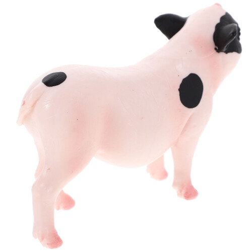 3Pcs Realistic Simulation Pig Models Plastic Animal Figurines