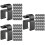 120Pcs Flexible Plastic Mic Stand Cable Organizers for Home and Studio 9