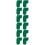 12Pcs Clarinet Thumb Rest Silicone Support Green Cushion Pads 10