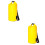 2Pcs Lightweight Yellow PVC Inflatable Swim Buoy with Mesh Storage 7
