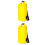 2Pcs Lightweight Yellow PVC Inflatable Swim Buoy with Mesh Storage 6