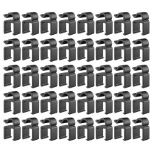 120Pcs Flexible Plastic Mic Stand Cable Organizers for Home and Studio
