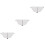 3Pcs Ventilated Black Camping Net for Hammock Lightweight Bug Defense 5