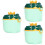 3Pcs Lightweight Baby Formula Storage Jar with Scoop Assorted Colors 6