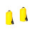2Pcs Lightweight Yellow PVC Inflatable Swim Buoy with Mesh Storage 5