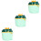 3Pcs Lightweight Baby Formula Storage Jar with Scoop Assorted Colors 5