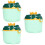 3Pcs Lightweight Baby Formula Storage Jar with Scoop Assorted Colors 7