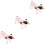3Pcs Realistic Simulation Pig Models Plastic Animal Figurines 6