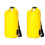 2Pcs Lightweight Yellow PVC Inflatable Swim Buoy with Mesh Storage 3