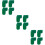 12Pcs Clarinet Thumb Rest Silicone Support Green Cushion Pads 11