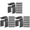 120Pcs Flexible Plastic Mic Stand Cable Organizers for Home and Studio 4