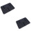 2Pcs Flexible Waterproof Seat Cushions for Camping Black 6