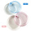 3Pcs Lightweight Blue Plastic Denture Case Convenient Storage 10