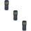 6Pcs Battery Radiation Tester Dual Field Detector Black Handheld Meter 8