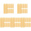 250Pcs Compact Yellow Paint Marker Replacement Nibs for Pen Refills 5