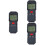 6Pcs Battery Radiation Tester Dual Field Detector Black Handheld Meter 5