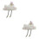 2Pcs Smile Cloud Plush Toy Pillow White Soft Stuffed Sofa Back Cushion 6