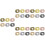 90Pcs Metal O Ring Keyring Hooks Assorted Colors for Bag Making DIY 5