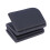 2Pcs Flexible Waterproof Seat Cushions for Camping Black 9