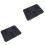 2Pcs Flexible Waterproof Seat Cushions for Camping Black 3