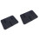 2Pcs Flexible Waterproof Seat Cushions for Camping Black 4