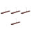 4Sets Brown Multi-Function Tie Hanger Scarf Organizer for Closet Use 6