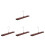 4Sets Brown Multi-Function Tie Hanger Scarf Organizer for Closet Use 7