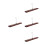 4Sets Brown Multi-Function Tie Hanger Scarf Organizer for Closet Use 3