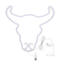 3Pcs Head Neon Lamp USB Battery Powered LED Light for Party