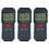 6Pcs Battery Radiation Tester Dual Field Detector Black Handheld Meter 4