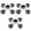 3Pcs Cello Endpin Rubber ABS Compact Anti-Skid Protector 5
