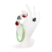 2Pièces Présentoir Bijoux Organisateur Bracelets Élégant