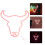 3Pcs Head Neon Lamp USB Battery Powered LED Light for Party 9