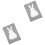 2Pcs Baby Blanket Infant Knitting Grey Rabbit Appearance 2