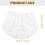 4Pcs White Shirt Extenders for Women Layering Polyester Underskirts 11